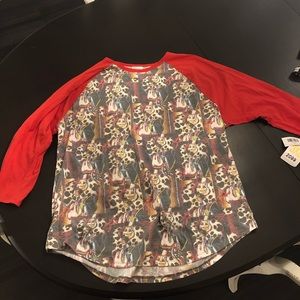 NWT Lularoe Disney Randy baseball Tee